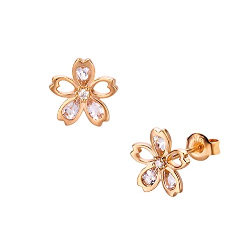 Boucles d'oreilles rose et topaze blanche pour illuminer vos tenues chic de tous les jours