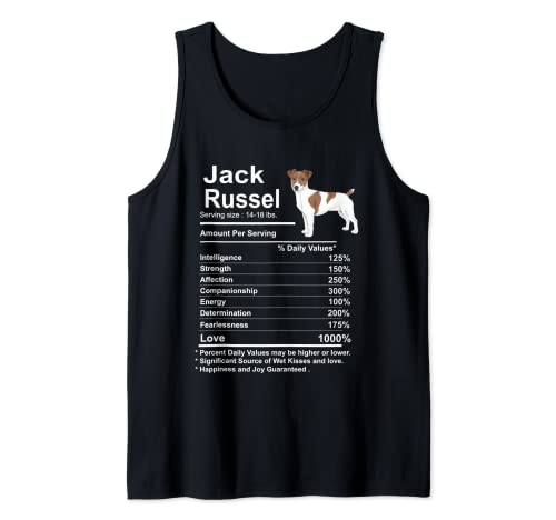 Lustige Jack Russel Fakten Ernährung Geschenk Jack Russel Tank Top