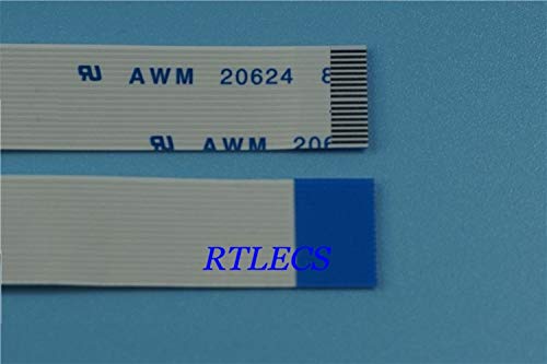 Gimax 100pcs FFC FPC Flexible flat cable 18 PIN 0.5 mm pitch different sides Length 60 mm 80 100 120 150 200 250 300 400 500 mm ZIF - (Color: 300mm Length)