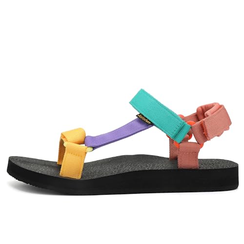 Image of Women's Original Sandals Comfortable Quick-Drying Casual Sport Sandal Walking Hiking Water Sandals With Arch Support 2025