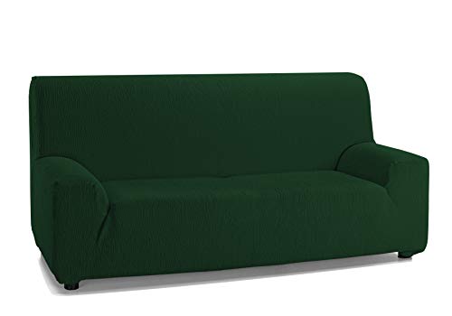 Martina Home Elastischer Sofabezug Modell Emilia 3 Plätze Flaschengrün (Verde Botella)