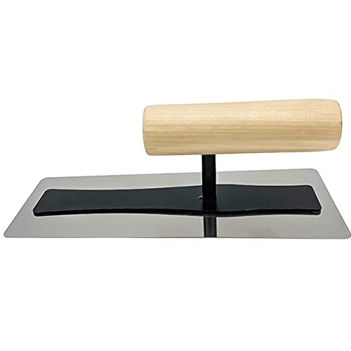 llana de enyesado llana de acero inoxidable Paleta apuntadora 240 mm Construcción Herramientas de raspado de concreto Paleta de yeso Paleta de enlucido de acero inoxidable, Piso de baldosas Pared Ceme