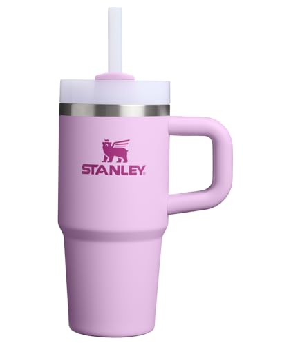 Image of STANLEY Quencher H2.0 Tumbler with Handle and Straw 14 oz | Flowstate 3-Position Lid | Cup Holder Compatible for Travel | Insulated Stainless Steel Cup | BPA-Free | Soft Orchid