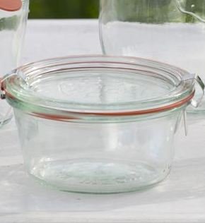 6 Bocaux Weck 290 Ml - Verre, Joint Caoutchouc Et Fermeture Métal Pour Conserves Ou Décoration