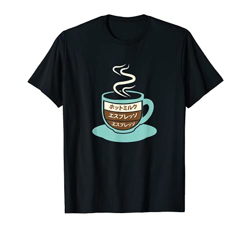 Tasse à café au lait chaud espresso japonais T-Shirt