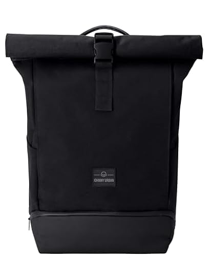 Johnny Urban Mochila Enrollable Mujer Hombre Negra - Allen Medium - Bolso para Viaje, Universidad, Trabajo - Compartimento para Portátil - Repelente al Agua | Ya disponible en tu tienda friki favorita! En mundofriki.es! Johnny Urban Mochila Enrollable Mujer Hombre Negra - Allen Medium - Bolso para Viaje, Universidad, Trabajo - Compartimento para Portátil - Repelente al Agua | Ya disponible en tu tienda friki favorita! En mundofriki.es!