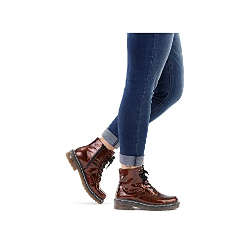 Rieker Damen Stiefel Braun, Stivali Chelsea Donna