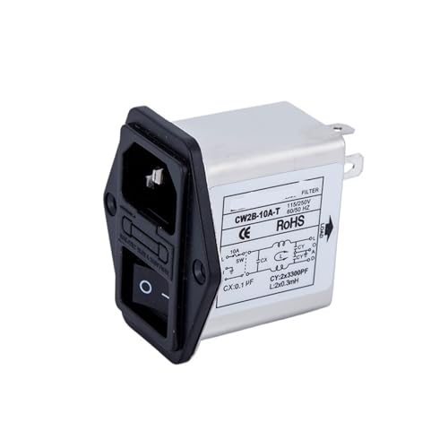 Filtro CW2B-10A-T para proteger maquinaria de interferencias eléctricas con interruptor de fusible