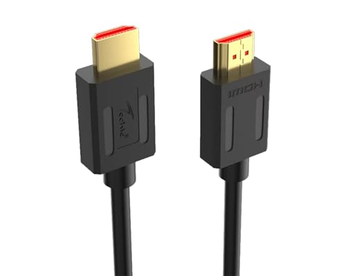 Image of Techie HDMI 2.0 Cable 1.5m 4K at 60Hz - High-Speed 18Gbps HDMI Male to Male with Gold-Plated Connectors, Supports HDR, ARC /eARC, Dolby Vision, 3D & Ethernet for TV, Monitor, Laptop, Gaming Console