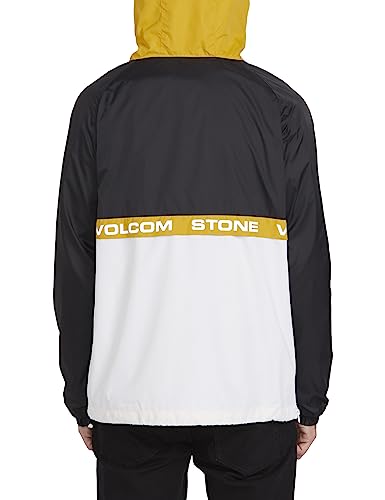 Image of Volcom Men's Rexton Jacket - Modern Fit Lightweight Zip-up Jacket Adjustable Hood, Everyday Outerwear