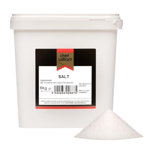 Chef William Table Salt - 6kg