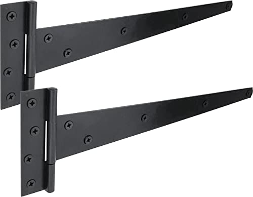 IRONTITE® 1 Pair Black T Hinges 350mm (14”)
