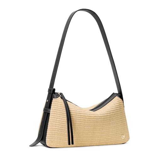 Image of CLUCI Summer Purses for Women, Cute Straw Bag, Beach Shoulder Bag, Woven Handbags with Adjustable Wide Shoulder Strap