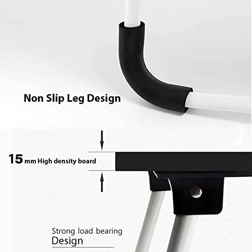Image of Smart Multipurpose Foldable Laptop Table with Cup Holder, Study Table, Bed Table, Breakfast Table, Foldable and Portable /Ergonomic & Rounded Edges /Non-Slip (Black)