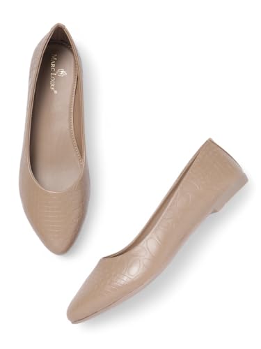 Image of Marc Loire Women's Slip-On Flat Ballerina Shoes for Casual Wear