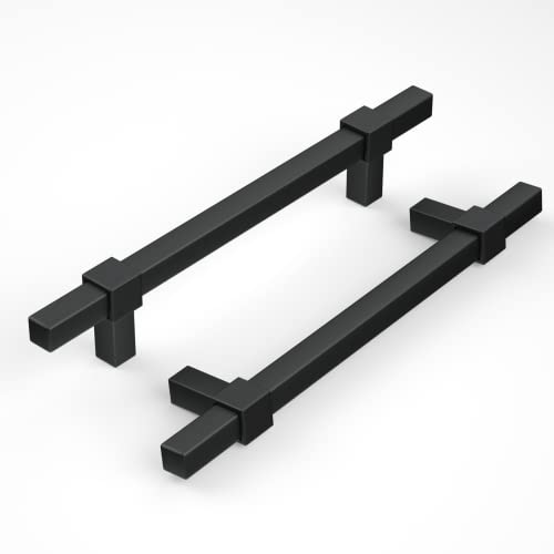 Goldenwarm 10 Pack Cabinet Pulls Black Matte Black Drawer Pulls