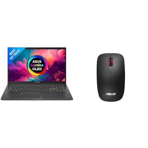 Image of ASUS VivoBook K15 OLED (2021), 15.6 inch (39.62 cms) FHD OLED, Intel Core i3-1115G4 11th Gen, Thin and L