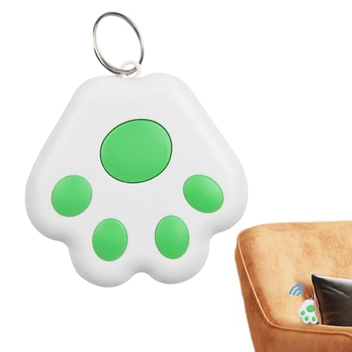 Evember Localizador de perros | Dispositivo GPS para perros con forma de garra de gato | Localizador de gatos, localizador de llaves inalámbrico en tiempo real, sensor de alarma portátil para mascotas