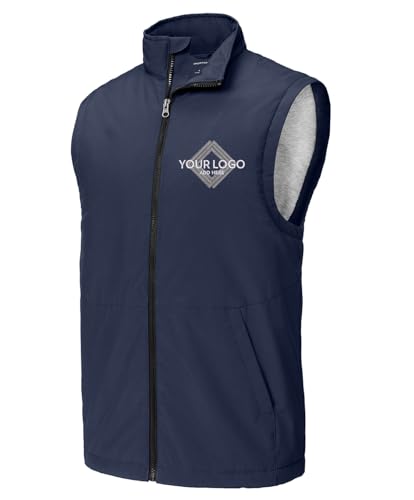 INK STITCH Men Jst57 Custom Embroidery Add Logo Texts Insulated Waterproof Vests3