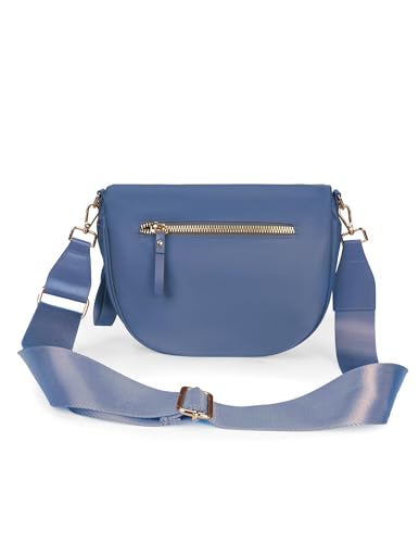 Image of FEIBOON Spacious Nylon Crossbody Bag Bum Bag Handbags Wallets Purses Trendy Shoulder Bag for Women