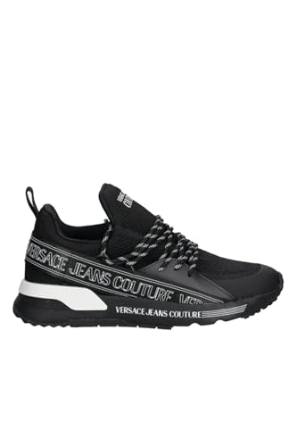 Image of VERSACE JEANS COUTURE Sneaker 78YA3SA3 ZSC65 (Black 899, US Footwear Size System, Adult, Men, Numeric, Medium, 9)
