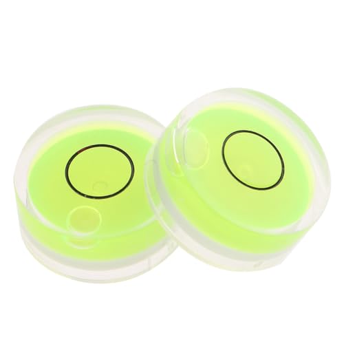 LIFKOME 10個 万向水平器 高精アクリル製 丸型気泡水平器 校正用 水平校正 機器設置に