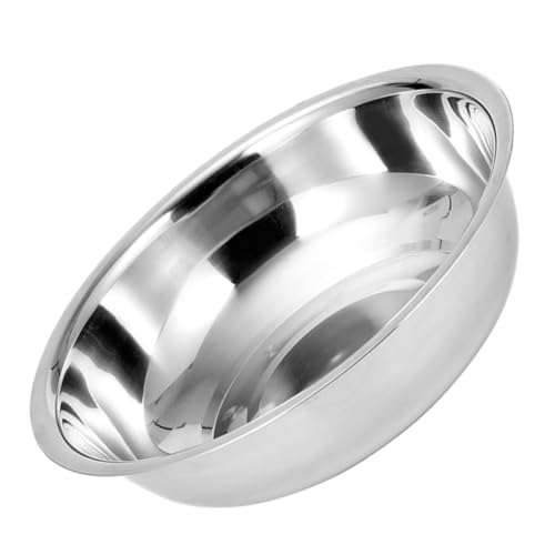 LOLIPPYY Ciotola in Acciaio Inossidabile per Insalate e Lavaggio Verdure Vasca Multiuso per Mescolare e Preparare Alimenti Adatta Ristorante e Hotel