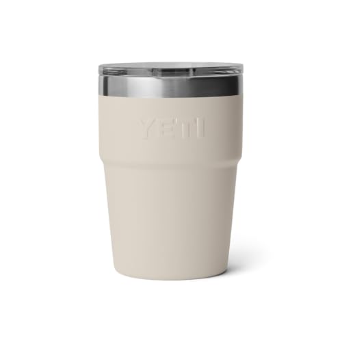 Image of YETI Rambler 16 oz Stackable Tumbler, Vacuum Insulated, Stainless Steel with MagSlider Lid | Stackable