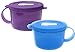 Tupperware CrystalWave Suppentassen, Blau und Violett, 2 Stück