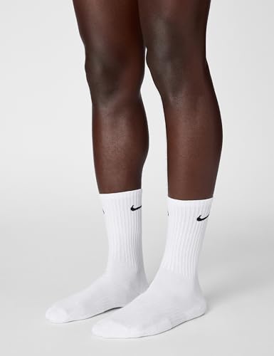 nike unisex adult everyday cushioned training crew socks 6 pairs