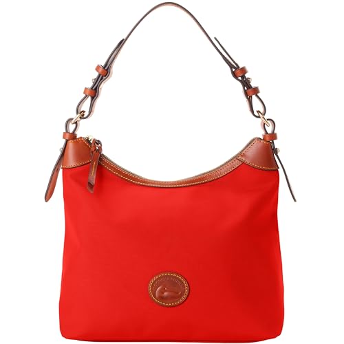 Image of Dooney & Bourke Shoulder Bags for Women, Nylon Bag with Removable Adjustable Leather Handle