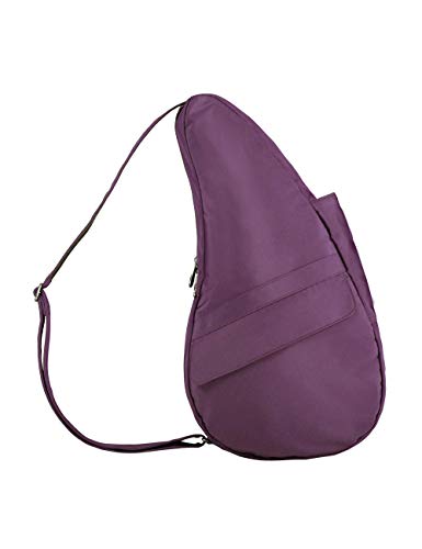 AmeriBag Classic Healthy Back Bag tote Microfiber Small (Black Plum)