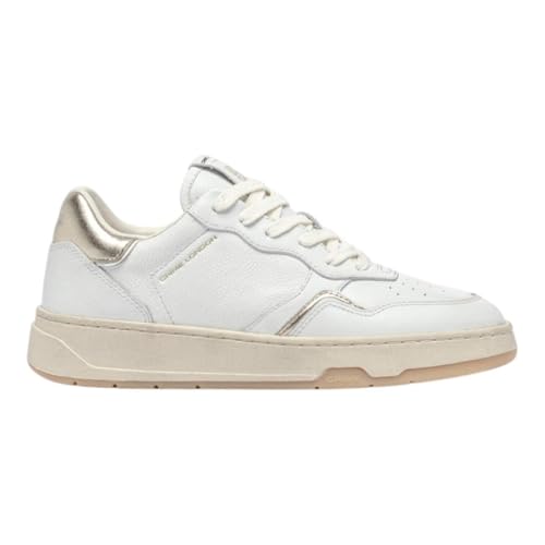 Crime London Timeless Platinum Gloss Sneakers, 10 Weiß, 37 EU