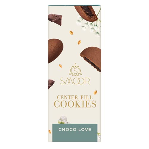 Sponsored Ad - SMOOR Premium Center-Fill Choco Cookies | Gooey Choco Filled Cookie Biscuits | Tasty & Crunchy | Perfect for Snacking | 75gm each, Pack of 4