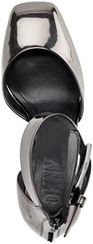 DKNY Women's Block Heel Barra-Platform ANK Pump, DK Gunmetal, 8 | Image 2