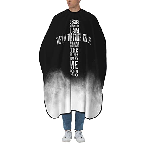 Capa para peluquería 55'' x 66'' con cierre ajustable