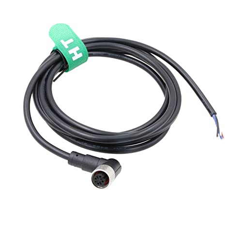 Câble Profibus M12 anti-torsion coudé en L femelle 4 broches automatisation 20m