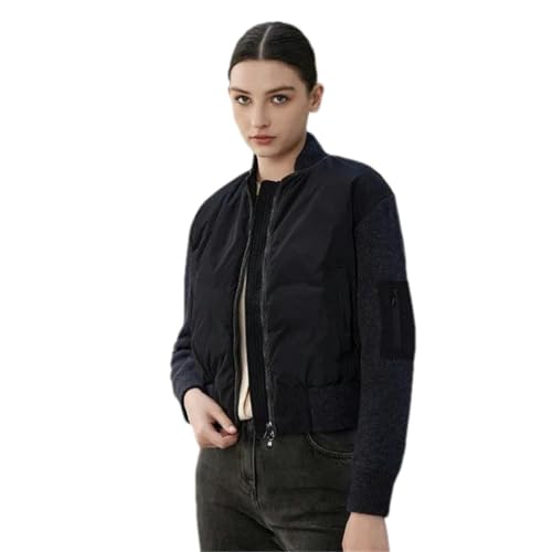Vêtements d'hiver en duvet épais pour femme avec coupe style baseball