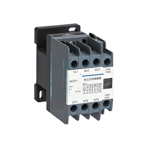 Contactor AC NCX1-12 380V evita fallos por suciedad en cuadros eléctricos
