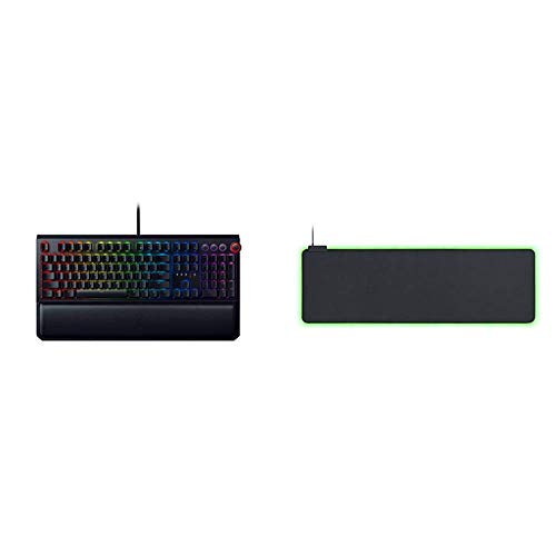 Razer BlackWidow Elite - Clavier de jeu mécanique tactile et cliquable - Commutateurs Razer Green & Goliathus Extended Chroma: Surface en tissu micro-texturé