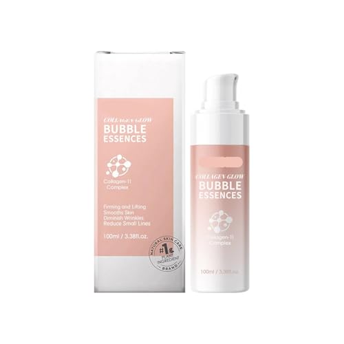 Suero De Burbujas De Colágeno: Tratamiento Facial Hidratante, Iluminador, Antiarrugas Y Reafirmante.(2PCs)