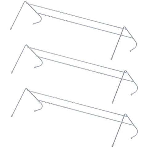 IFJA White 2 Bar Radiator Airer - Premium Quality Clothes Drying Rack - Indoor Laundry Cloth Holder Dryer Rail Washing Line - Over Door Lightweight Portable Dry Space Saver Holds Up To 5KG - (3) Cover