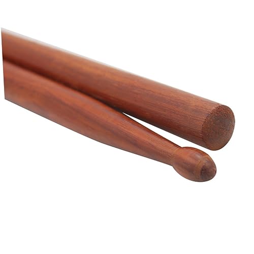 Par de baquetas para percusión con punta oval de madera miniatura 4