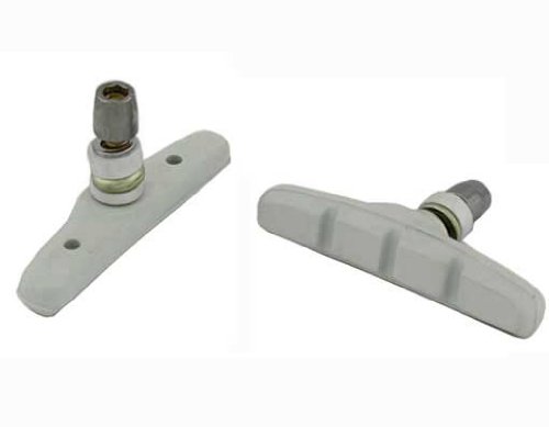 Lowrider 70mm Brake Shoes W/Nut White. for Bicycle Brake Part, Bike Brake Shoe