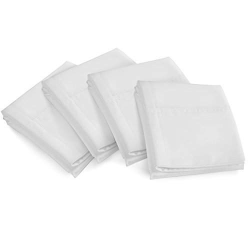 Zen bambú Ultra suave funda de almohada (4 unidades) - PREMIUM, respetuoso con el medio ambiente, hipoalergénica, y resistente a las arrugas bambú Cover