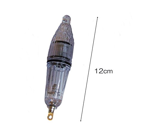 【Stork Corp】 集魚灯 水中 高輝度 LED ライト 4本 セット 12cm 夜間 照明 夜釣り イカ釣り (赤) 3枚目