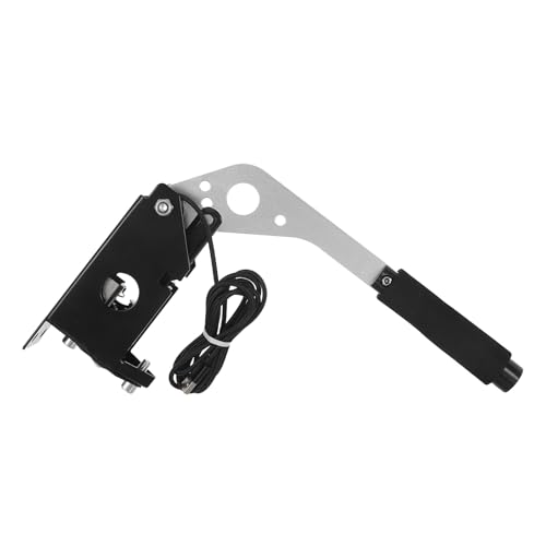 Kisangel Computer Racing Handbremse Autobremsen Kit Hydraulische Rennhandbremse Für Auto Rallye Notbremssystem Auto Hydro Parkbremshebel Handbremshebel Schwarz