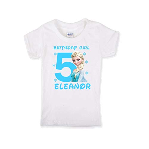 Frozen Elsa Birthday Shirt, Elsa Birthday Shirt Girls