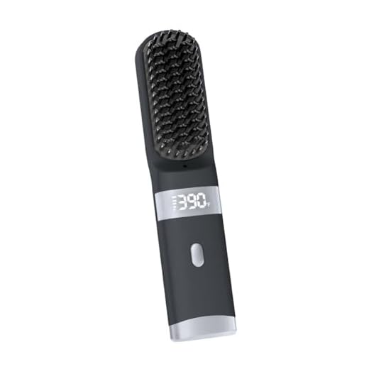 Portable Cordless Hair Straightener Brush