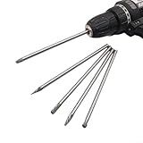 6 x 6 x 150 mm lange Doppelschnitt-Vollhartmetall-Rotationsfräser für den Einsatz in Metall-, Holz-, Glas- und Legierungsarbeiten, einschließlich Entgraten, Schnitzen und Modellbau (C)